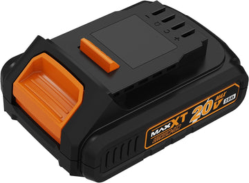 MAXXT 20V 2.0Ah Battery Pack, Compatible MAXXT Products, Offering Long-Lasting Endurance, Rapid Charging Usage (Orange, 2.0Ah)