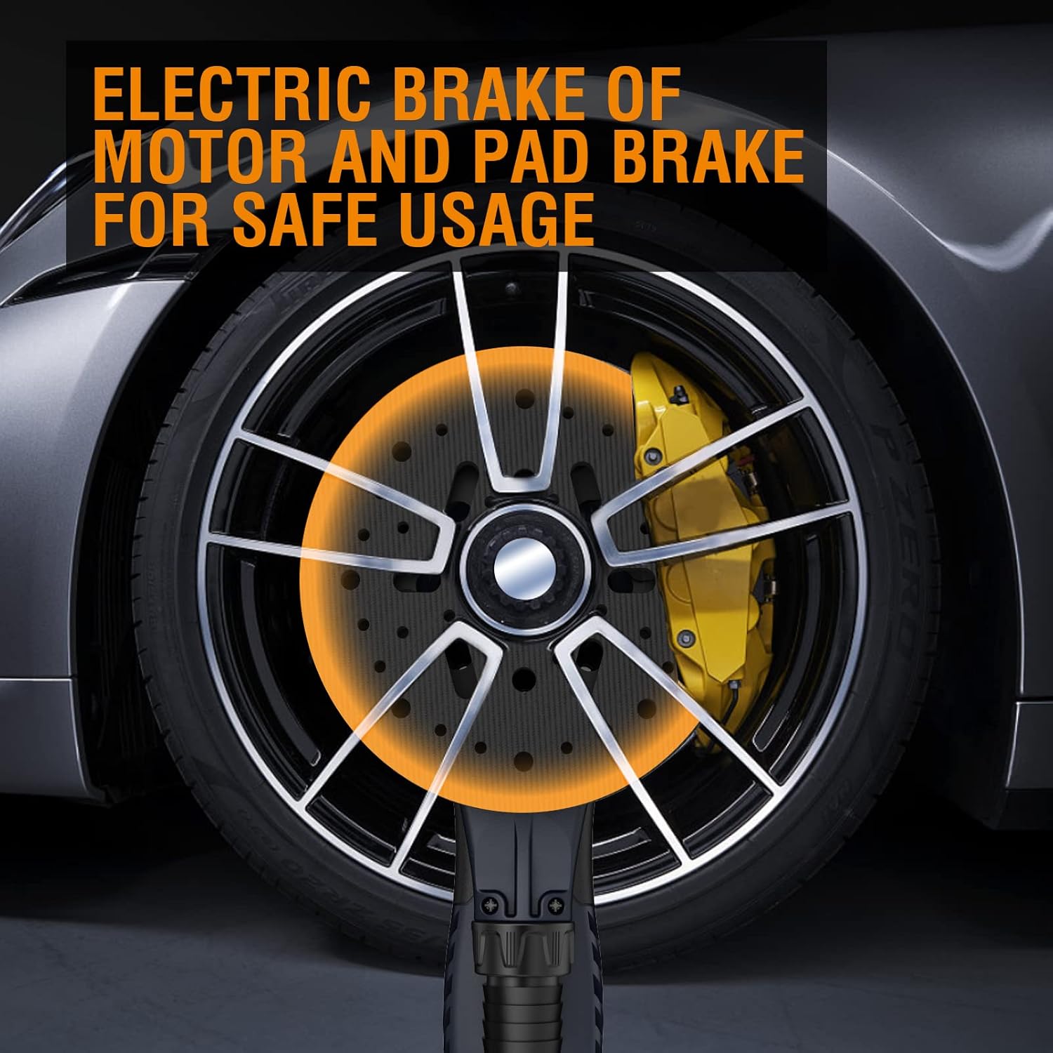 MAXXT Electric 5mm Random Orbital Sander, Palm Sander with Brushless Motor, 5&6Inch Sanding Pads, Central Vacuum, Sanders for Woodworking, Primary Wood and Panel Processing